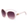 Elegant Gradient Lens Sunglasses for Women - European & American Street Style, Fashionable Face-Slimming Design.