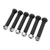 6pcs Spring Shackle Bolts Lock Nut 9 16 X 3in Trailer Axle Greaseable Spring Bolts for Most Trailer Axles