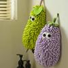 Handtuch für Küche und Bad Bananen-/Erdbeerförmiger Hängewaschlappen Chenille-Tücher Weiches Saugfähiges Handtuch
