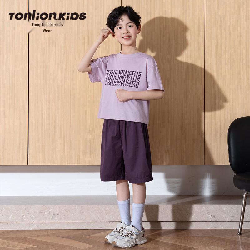 Tang Shi Boys  Summer Short Sleeve  Shorts Set 160