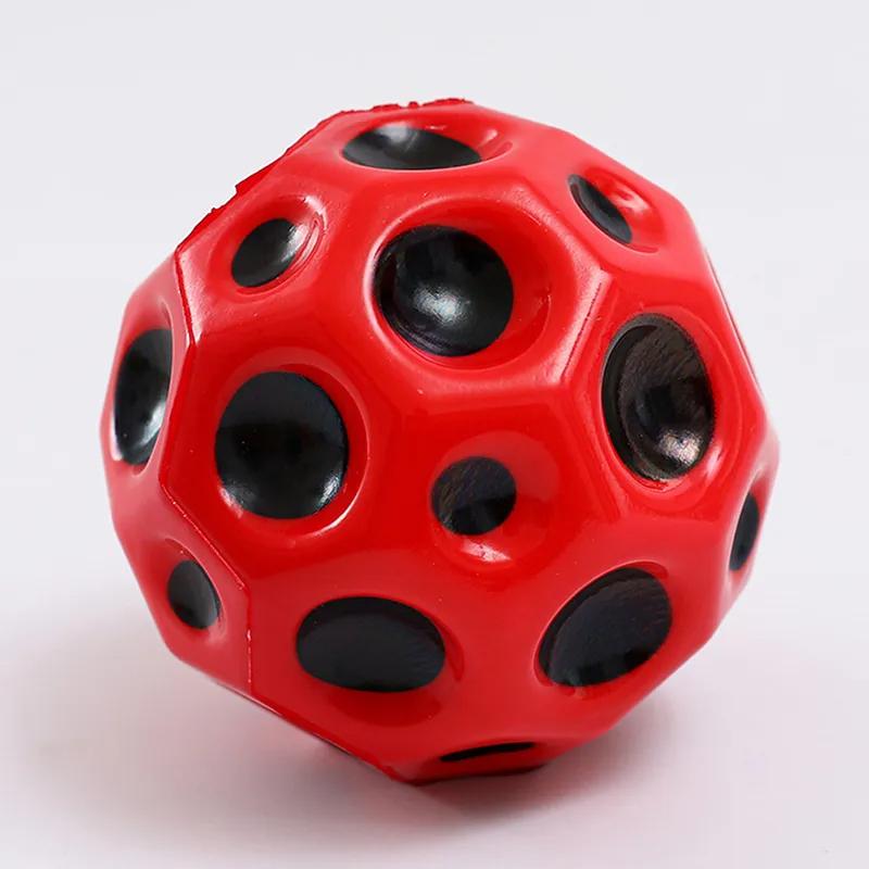 

Useful Hole Ball Kids Indoor Outdoor Games Sport Toys PU Anti Gravity Stress Rubber Bounce Ball 66mm Extreme High Bouncing Ball KTY