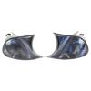 Turn Signal Light Cover Waterproof Replacement White Left Right Professional Corner Lights Shell 63126904307 63126904308 for BMW E46 98-01 Two Door