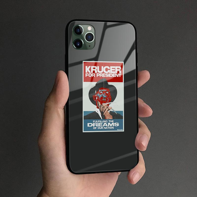 Ikony hororových filmů měkký silikon Tvrzené sklo Kryt na telefon iPhone SE 6 6s 7 8 Plus X XR XS 11 12 13 mini Pro max