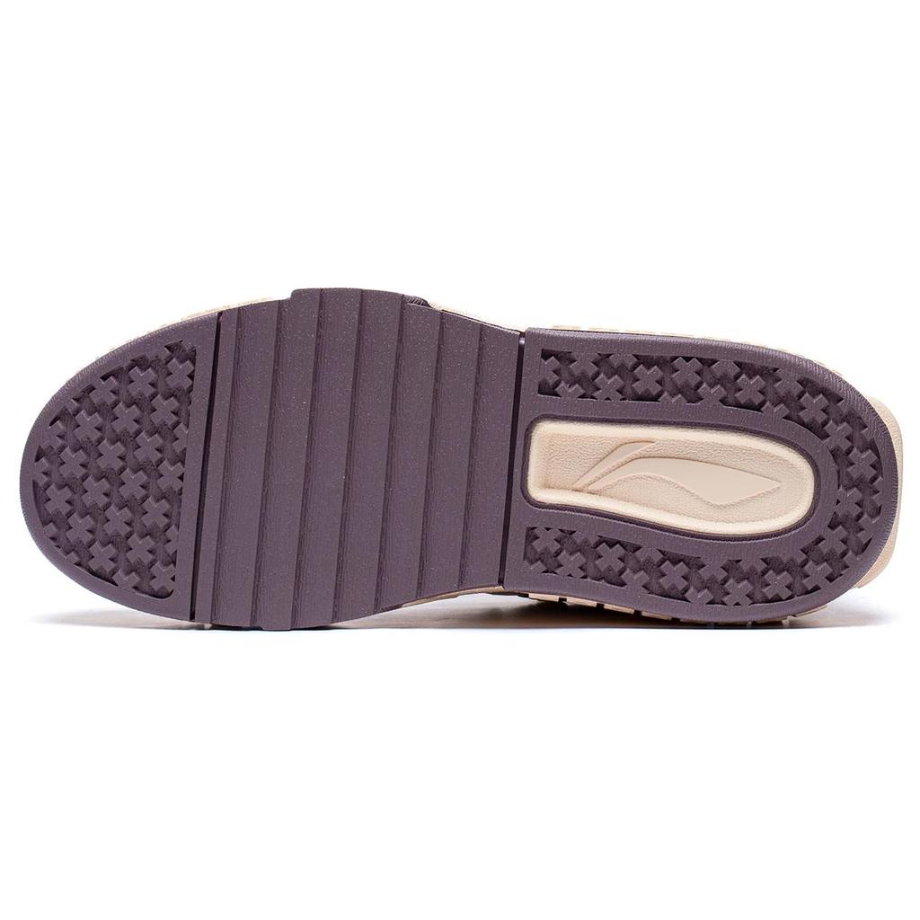 New LiNing 001 UNBLOCK Unblock Wear Resistant Slip Resistant Rebound Low Top Sports Casual Shoes Women's Purple AGCT096-3