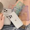 Shockproof Clear Card Bag Phone Case For Iphone 14 13 11 12 Pro Max 13pro Xr Xs Max X 7 8 Plus 11 Transparent Soft Bumper Cover
