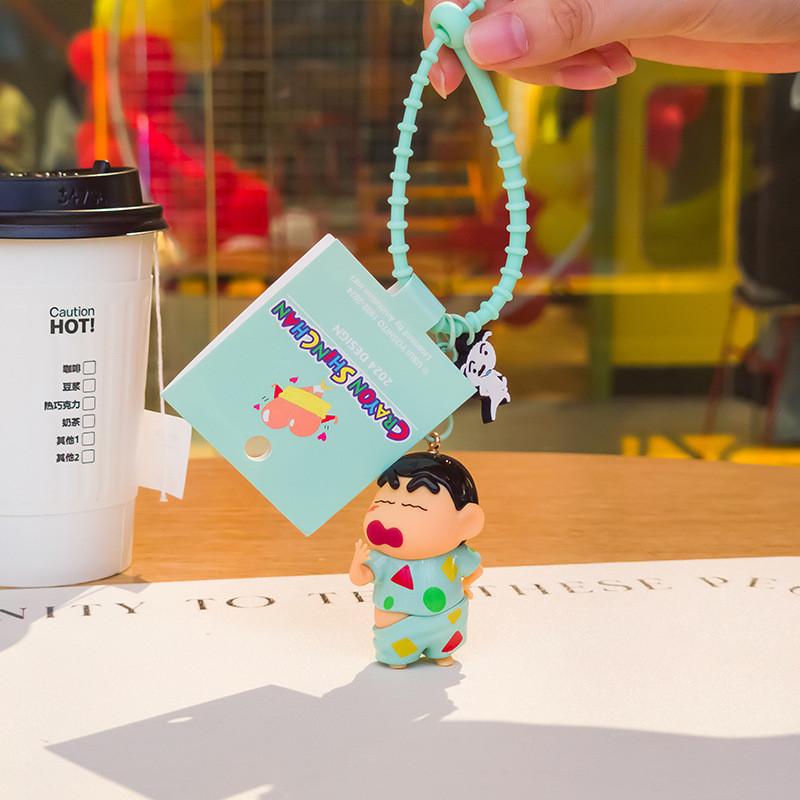 Cross Crayon Shinchan Dressing Crocodile Frog Series Cartoon Keychain Pendant