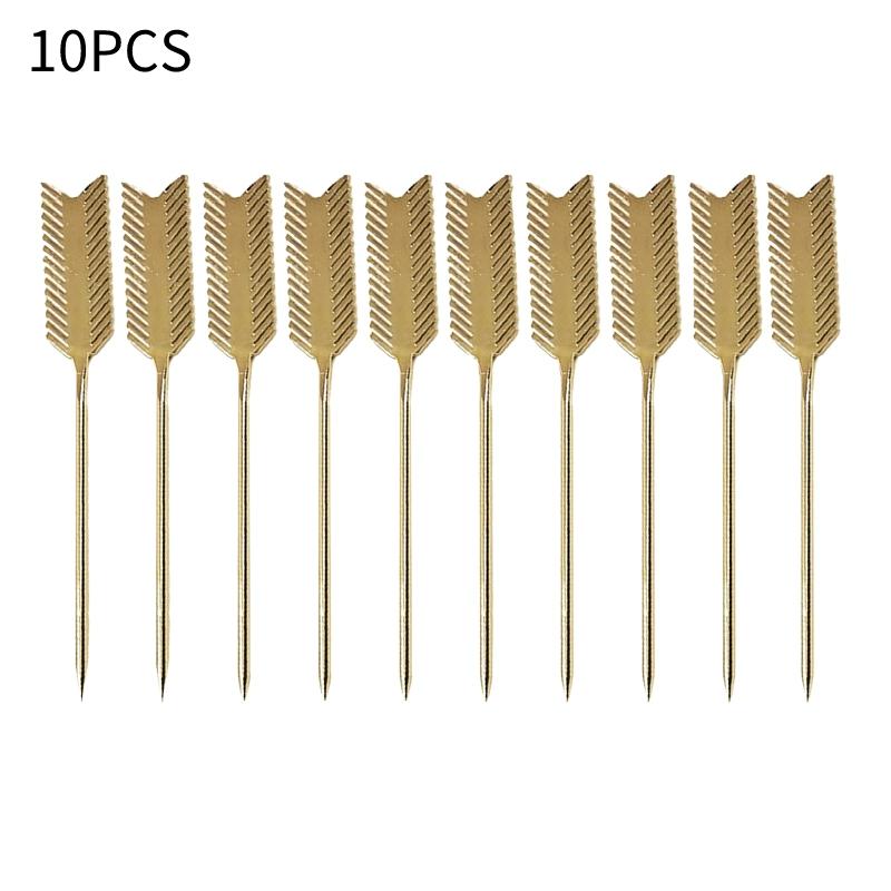 5-10Pcs Creative Stainless Steel Cocktail Picks Martini Picks Juice Decoration Picks Bar Bartending Tools Kitchen Accessories