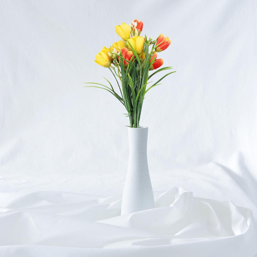 2 Stück künstliche Tulpen Blumen Fake Tulpenstrauß Dekoration für Haus Garten Hochzeit Party Dekorationen Zubehör