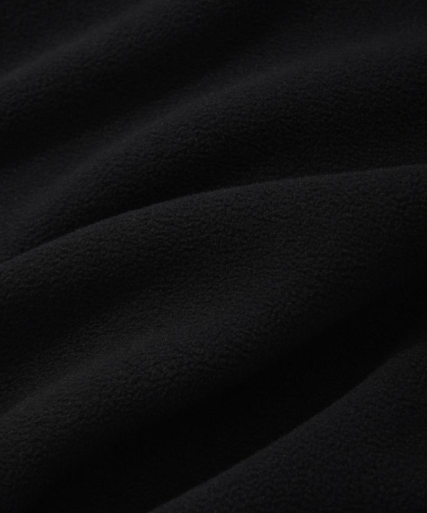 COVERNAT Arch Logo Fleece Half Zip Sweatshirt Black
