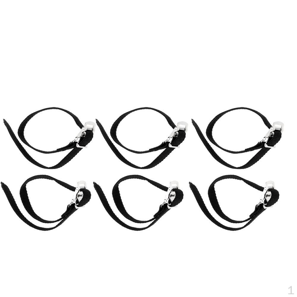 

3x Пара Противоскользящие Фиксированные Велосипедные Велосипедные Педали Туклипсы Ремешок