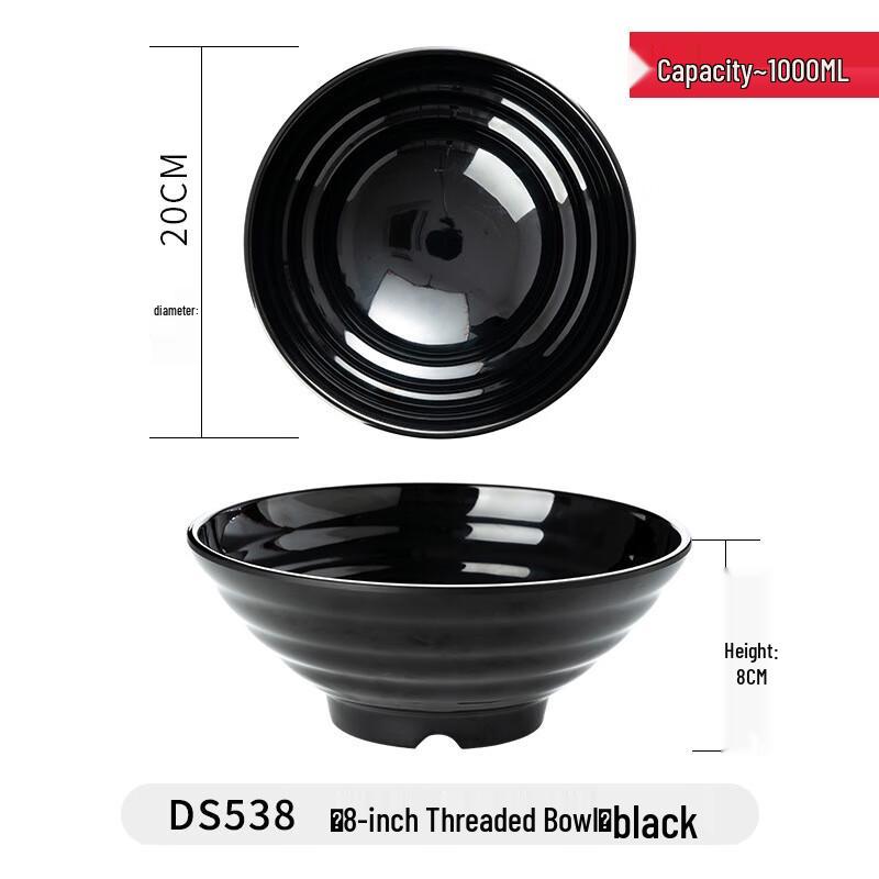 Commercial Melamine Ramen Noodle Bowl