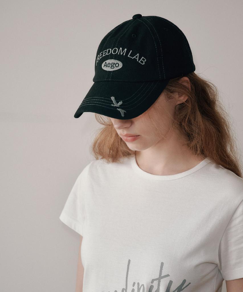 AEGO FREEDOM LAB Signature Logo Cap_Black