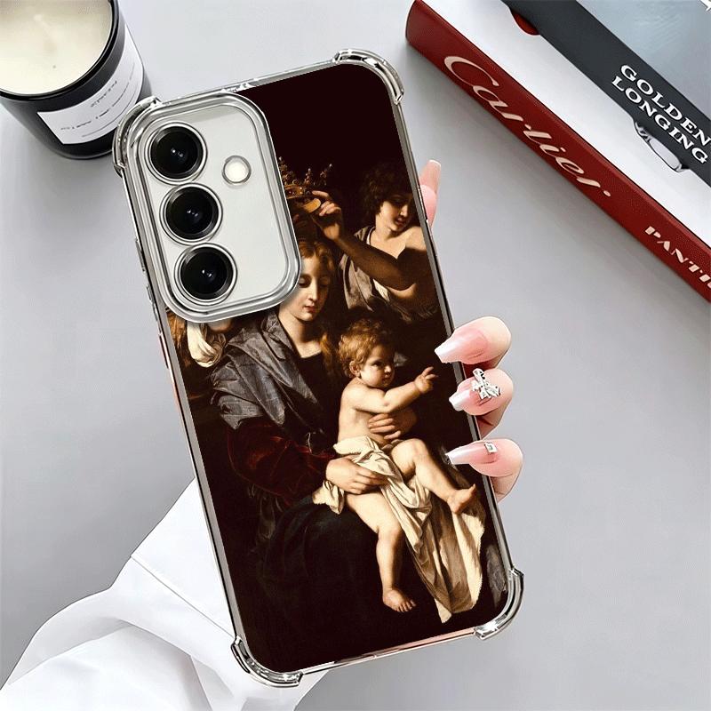 Renaissance Aesthetics Art Painting Plating Phone Case For Samsung A17 A07 A37 A57 A16 A56 A15 A55 A14 A54 A13 A53 A26 A36 A25 A