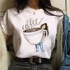 Sommer Urbanes Mädchen Übergröße Rundhals Bedruckt Cartoon Locker Baumwolle Kurzarm Oberteil T-Shirts Damen