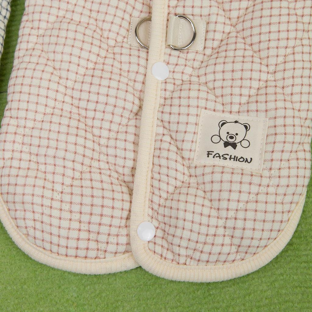Pet Dog and Cat Clothes Teddy Bichon Schnauzer Small Dog Thickened Anti-shedding Vest
