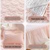 Elegant Princess Lace Bed Skirt Quilt - Thickened INS Style, Fairy Design with Double Lace Edging