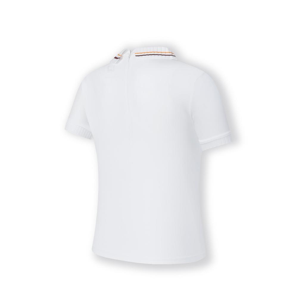 New FILA Polo Shirt Women's Bright White A11W423107FWT