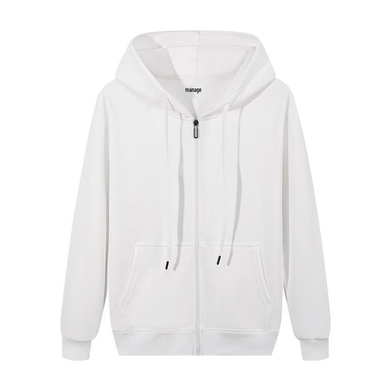 Unisex Warm Hooded Cardigan: Autumn & Winter Thick Fleece Casual Jacket