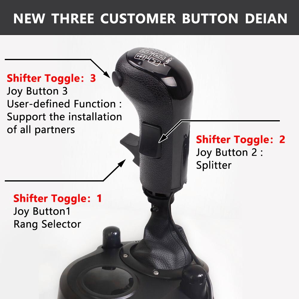 Shifter Gear Knob for Logitech G29/G27/G25 Racing Joystick