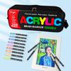 GuangNa 360/168 Colors Set Acrylic Paint Markers Brush Tip Paint For Rock Painting Festival Gift DIY Art Pens School Stationery
