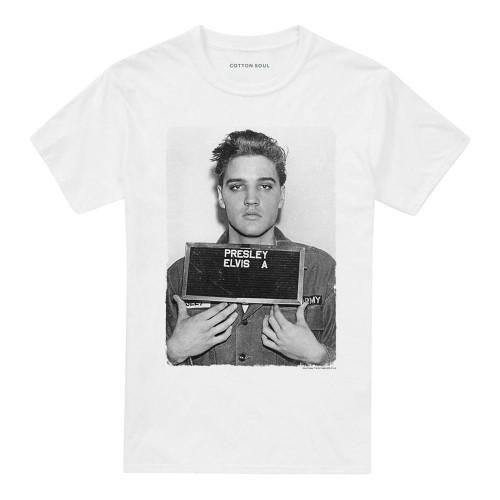 Elvis Presley Unisex Adult Mugshot T-Shirt