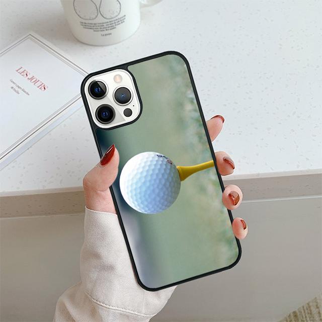 Sport Golf Ball Course Field Phone Case For iPhone 17 Air 14 15 16 13 12 Cover For Apple Pro Max Plus Coque