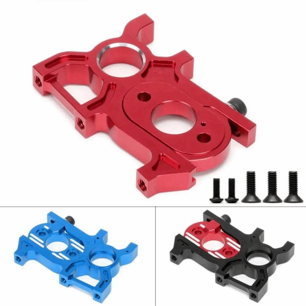 Channel Lock Design Secure Motor Mount Metal Construction Aluminum Motor Mount  RC Car Upgrades