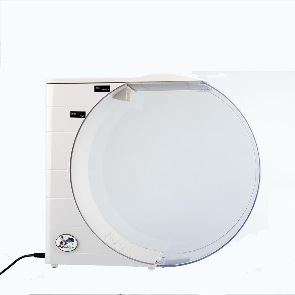 

Новый электронный аквариум с медузами 10 литров Большое пространство Ультра HD Настольный Эко Аквариум для рыб со светодиодной подсветкой Тихий Мини аквариум 35 x 31 x 12cm