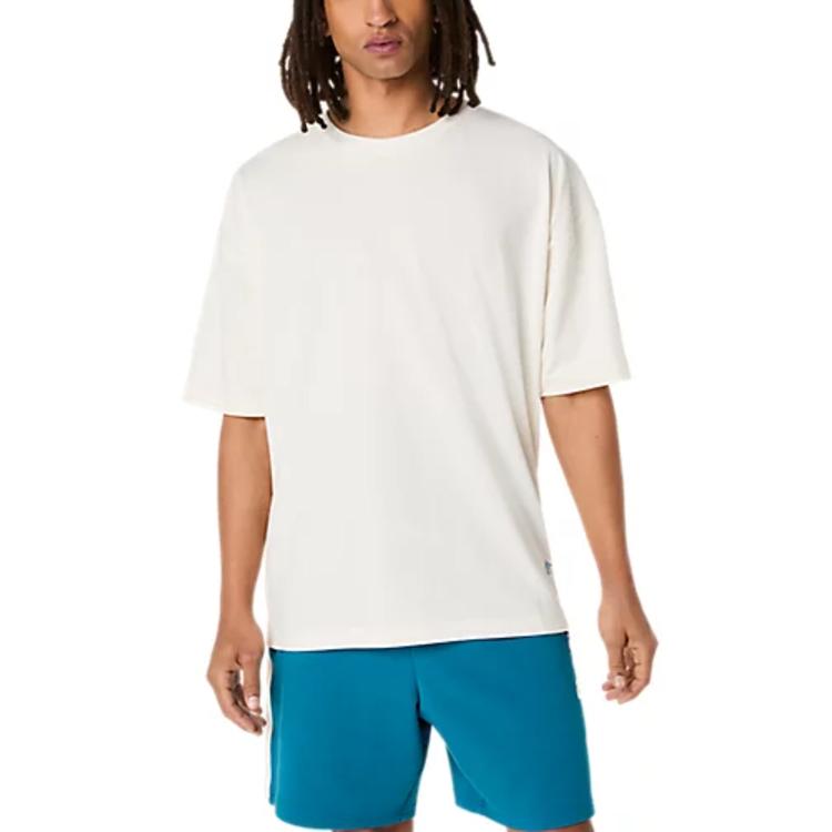 Asics Round Neck Solid Color Quick-Dry T-Shirt Unisex Tops 2033C004-102 M
