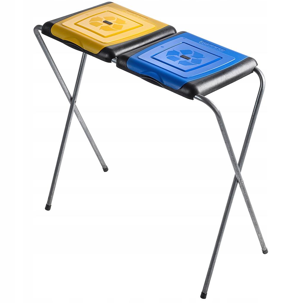 KADAX Waste Sorting Stand Bin 2 Positions for 120L Bags Frame
