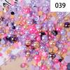 Yantuo 1000g Mixed Packaging Flat Back Pearls Resin Rhinestone Jelly Rhinestones Bulk Abs Loose Pearl for DIY Decoration