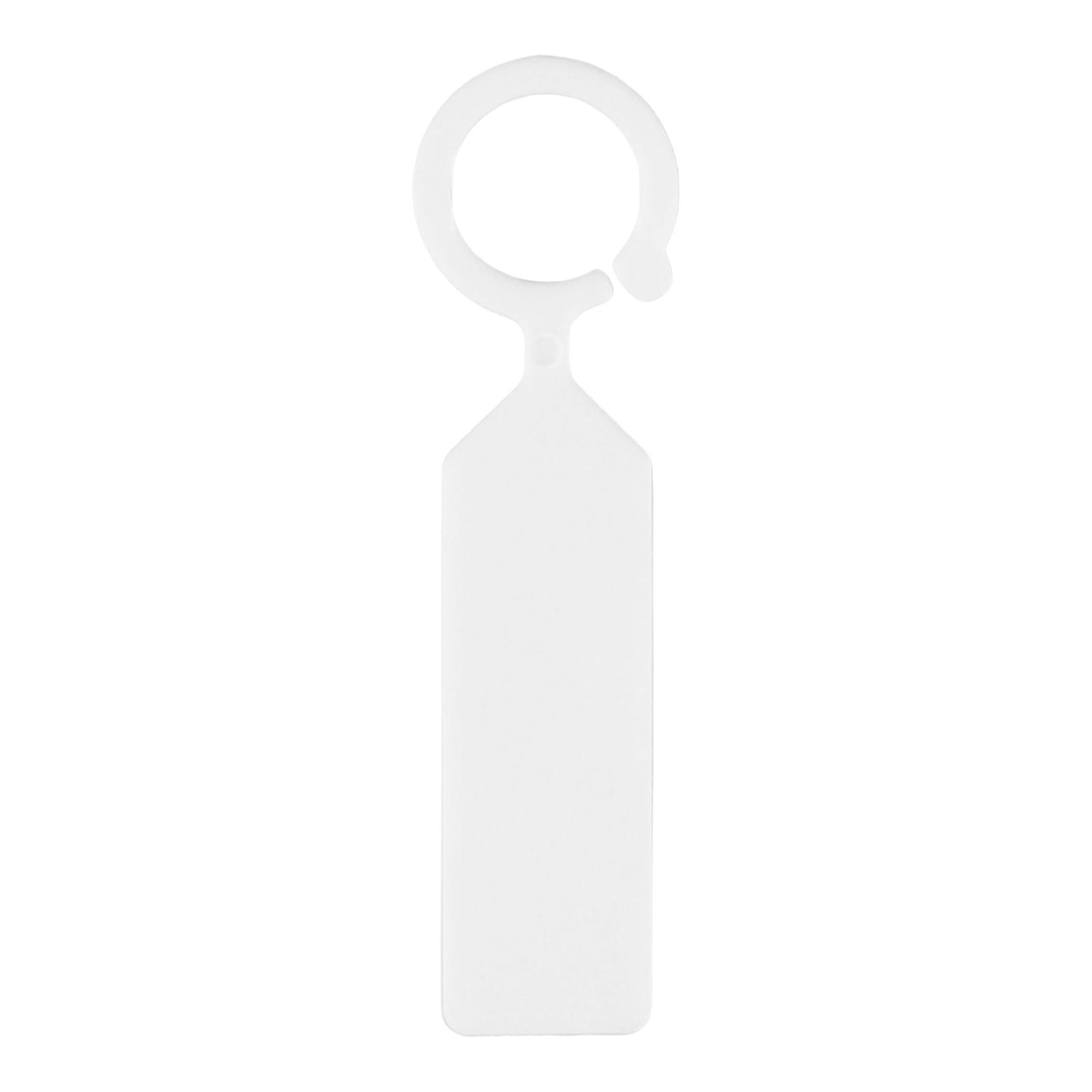 

100 шт. кольцевые бирки для растений садовые этикетки бирки карточки One Size белый