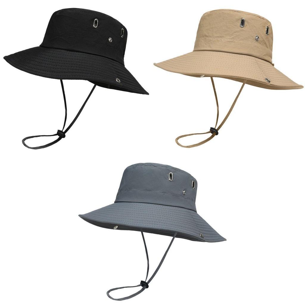 Brimmed Big Western Cowboy Hat Sun Protection Outdoor Fishing Cap Travel Gift