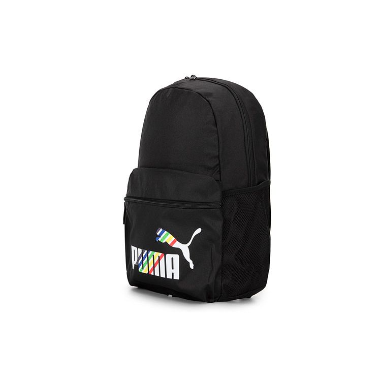 Puma Casual Travel Student Fabric Laptop Backpack Unisex Backpack Black 078046-12 Black,Regular
