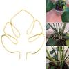 Pflanzenständer in Monstera-Form, rostfrei, korrosionsbeständig, einfache Installation, Stützpfahl für Topfpflanzen, Stützpfahl in Blumenform