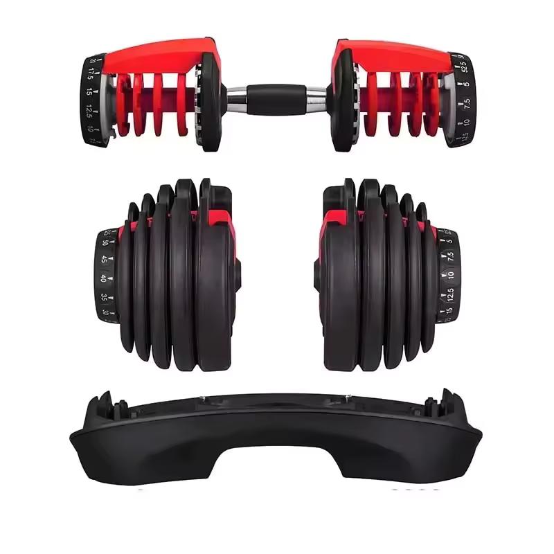 Verstelbare Halter 24/40KG 52.5/90LBS Fitnessapparatuur Training Armspieren Halter SET Verstelbaar Thuis Trainen