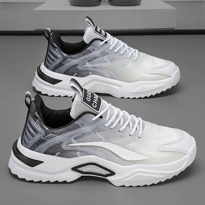 Frühling und Herbst Herrenschuhe 2024 Neue Sommer Student Sport Freizeit Reiseschuhe Teen Mesh Daddy Vielseitige Trendschuhe