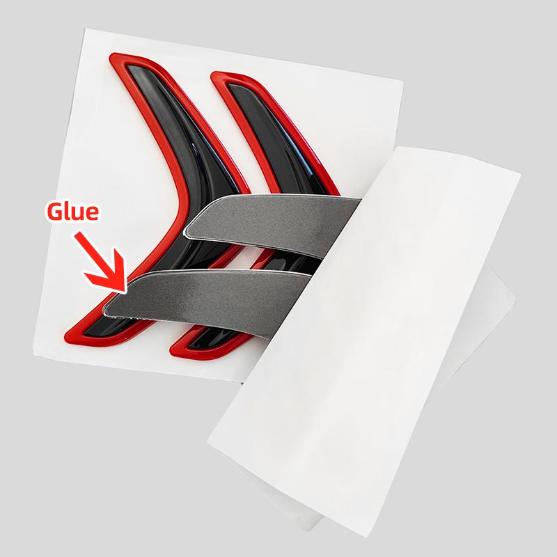 ABS Sticker Car Front Rear Badge Emblem Decal For Citroen C4 C3 Xsara C-Elysee C5 C1 DS3 DS5 Jumper Picasso Sega C-quatre