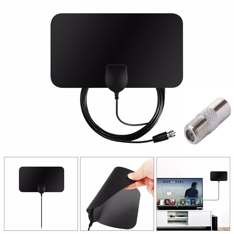 Mini Hd Digital Hdtv Antenna Indoor Tv Antenna Dvb-T2 Signal Receiver Tv Aerial