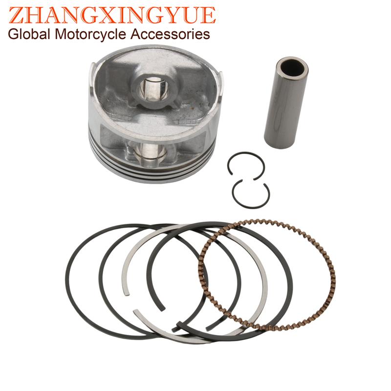 61mm Piston Kit For SYM HD2 HD200 GTS200 Joyride 200 EVO 13101-HLA-000 13010-HLA-000 Engine Parts
