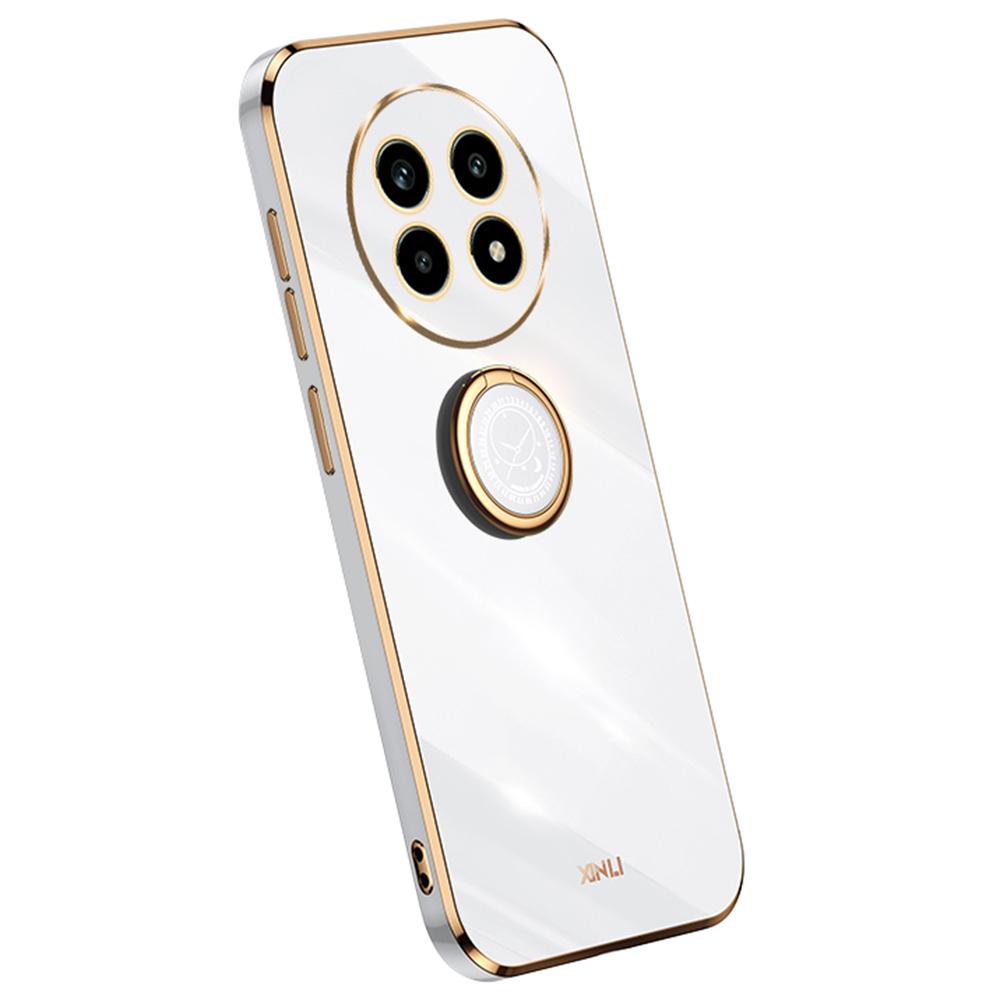 XINLI Für Realme 13 Pro 5G (Global)/13 Pro+ 5G (Global) Hülle Ring Ständer Galvanisierung TPU Handyhülle