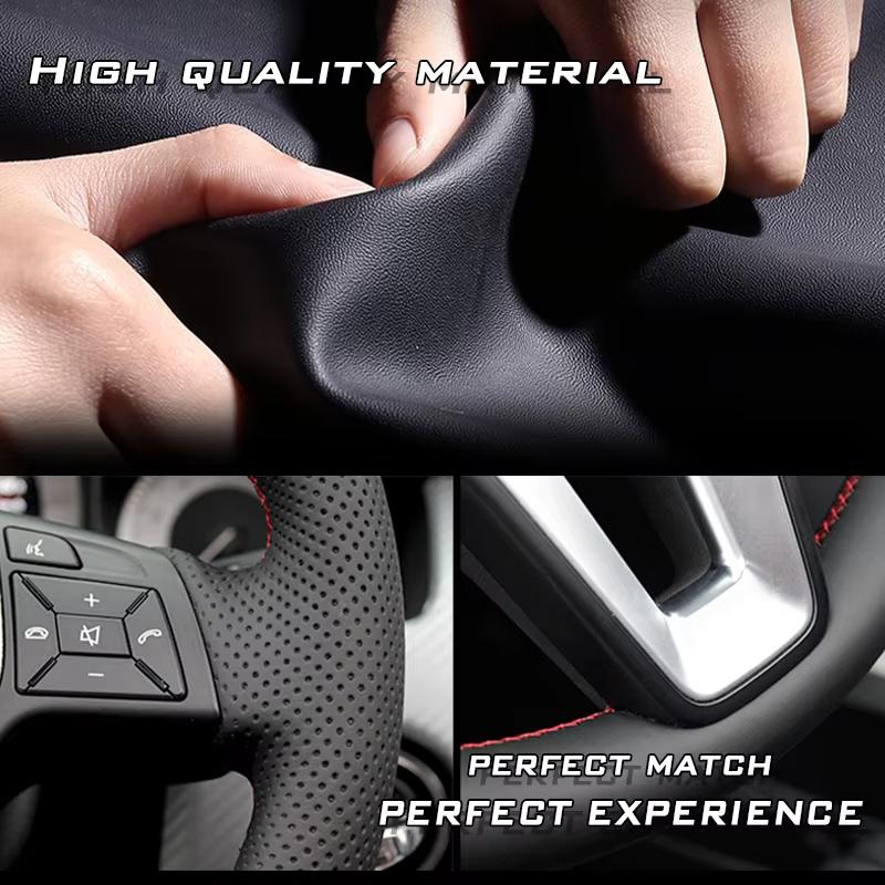 Car Steering Wheel Cover Artificial Leather For Nissan X-Trail 2017 Steering-Wheel Cover Wrap Car Accessories Auto Interior