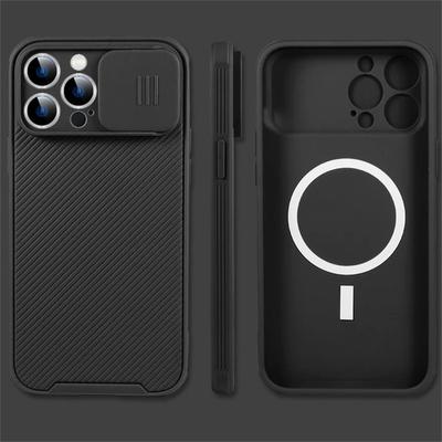 Μαγνητική θήκη για Apple iPhone 15 14 13 12/13 12 Pro/11 12Pro Max Case Κάλυμα προστασίας κάμερας Camshield Κατάλληλο για φόρτιση Magsafe