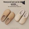 Non-Slip Waterproof Cotton Fur Slippers for Men & Women - Warm Indoor Winter Footwear