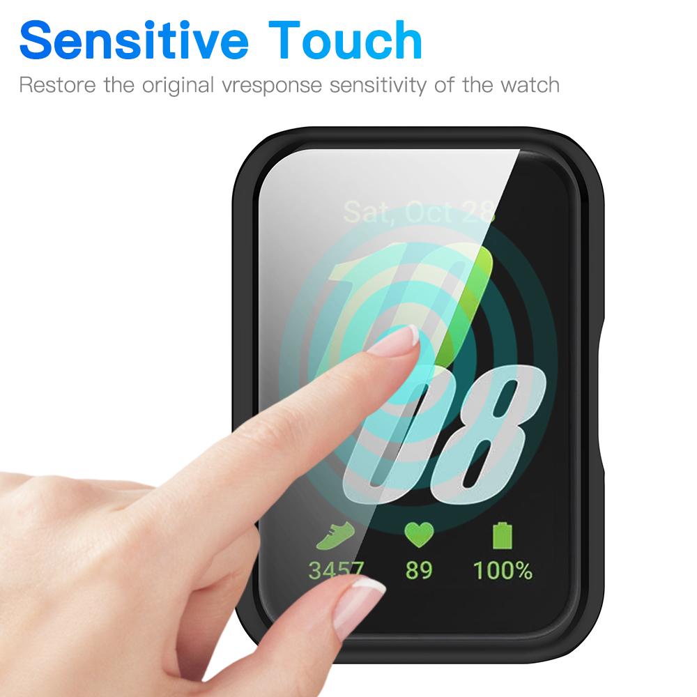Funda Protectora de Pantalla para Samsung Galaxy Fit 3 Cobertura Total Bumper Cubierta Protectora de TPU Suave para Accesorios Samsung Fit3