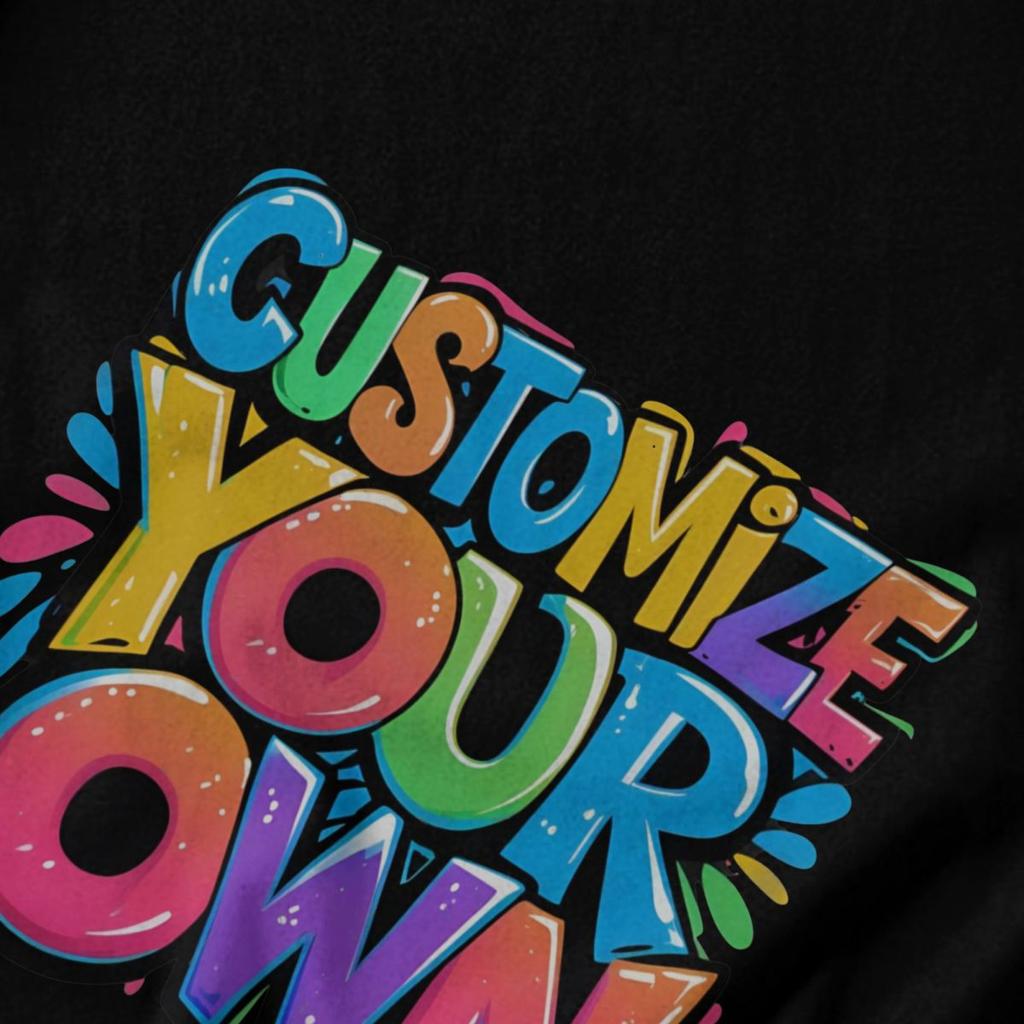 Men T Shirt Customize Your Own Design Pops Y2K Graphic Short Sleeve Unisex Tops T Shirts