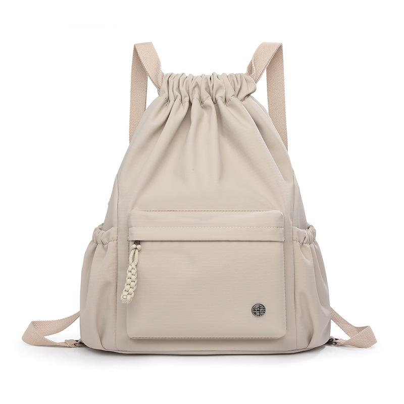 Waterproof Drawstring Pocket Women's Sports Backpack Travel Backpack