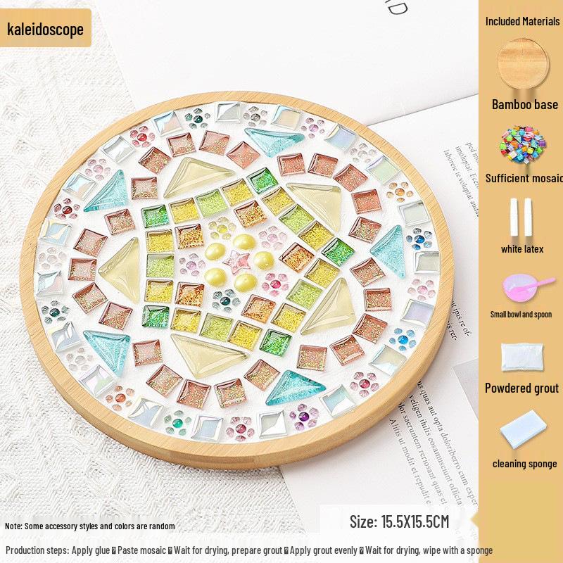 DIY Mosaic Coaster Kit for Kids: Creative Father's Day Craft