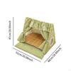 Cat Indoor Tent House Teepee Pet Bed,Creative,Washable,Cave with Door Curtain Portable Bed Dog