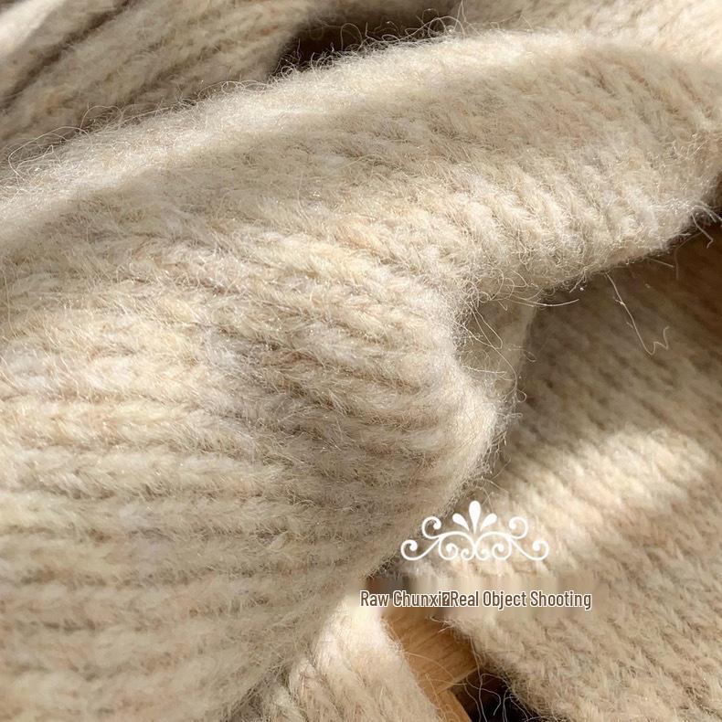 Korean Solid Color Wool Blend Scarf, Blue-Green, Unisex Autumn-Winter Neck Warmer